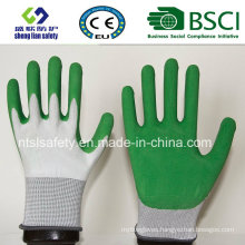 Foam Latex Coated Gardening Work Gloves Safety Gloves